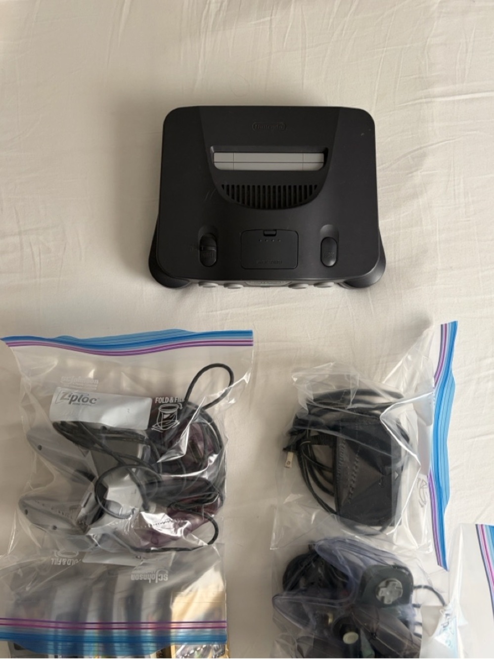 Nintendo N64 Console with Cables and Controller - Black